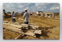 Construction Site cleanup for heavy commercial and industrial construction projects.